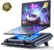 V10 SE Gaming Laptop Cooler,10.5CM Fan,Adjustable Speed,USB Ports,Mouse Pad Incl