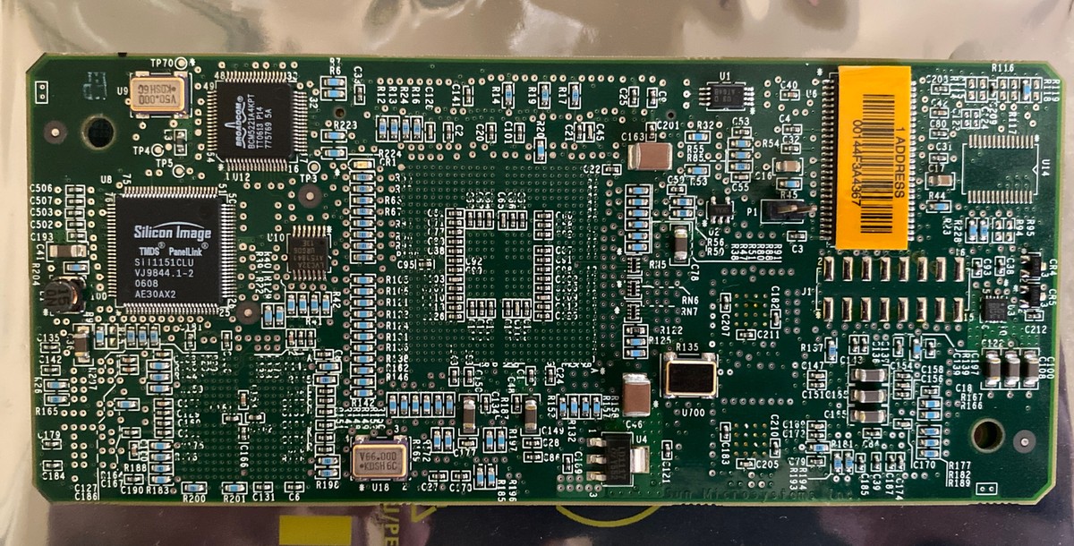 Sunfire X4100 BMC Ilo Card Sunfru Pn: 601-6979-06 Rev 60 | eBay