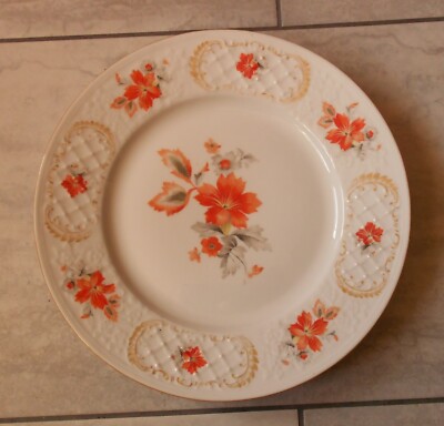 Schumann Porzellan, Teller Gebäckteller, Blumendekor