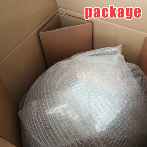 12" Mirror Glass Disco Ball Large DJ Dance Home Party Bands Club Stage Lighting - Picture 9 of 10