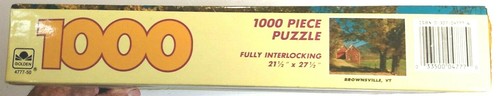 Golden 1000 Teile Puzzle #4777-50 21,5"x27,5", Barn, Brownsville, Vintage "NEU" - Bild 4 von 6