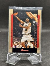2004-05 Bowman Gold San Antonio Spurs Basketball Card #9 Tony Parker NRMT 🔥