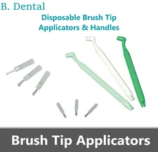 3M ESPE Disposable Brush Tip Applicators 120 Pieces & 3 Handles Set MFG#: 1919