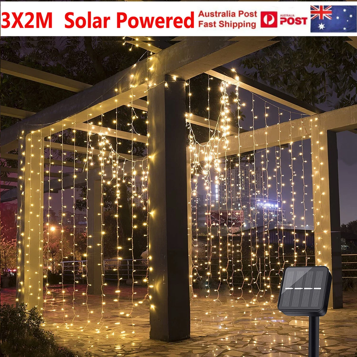 Battery operated outdoor curtain lights deals