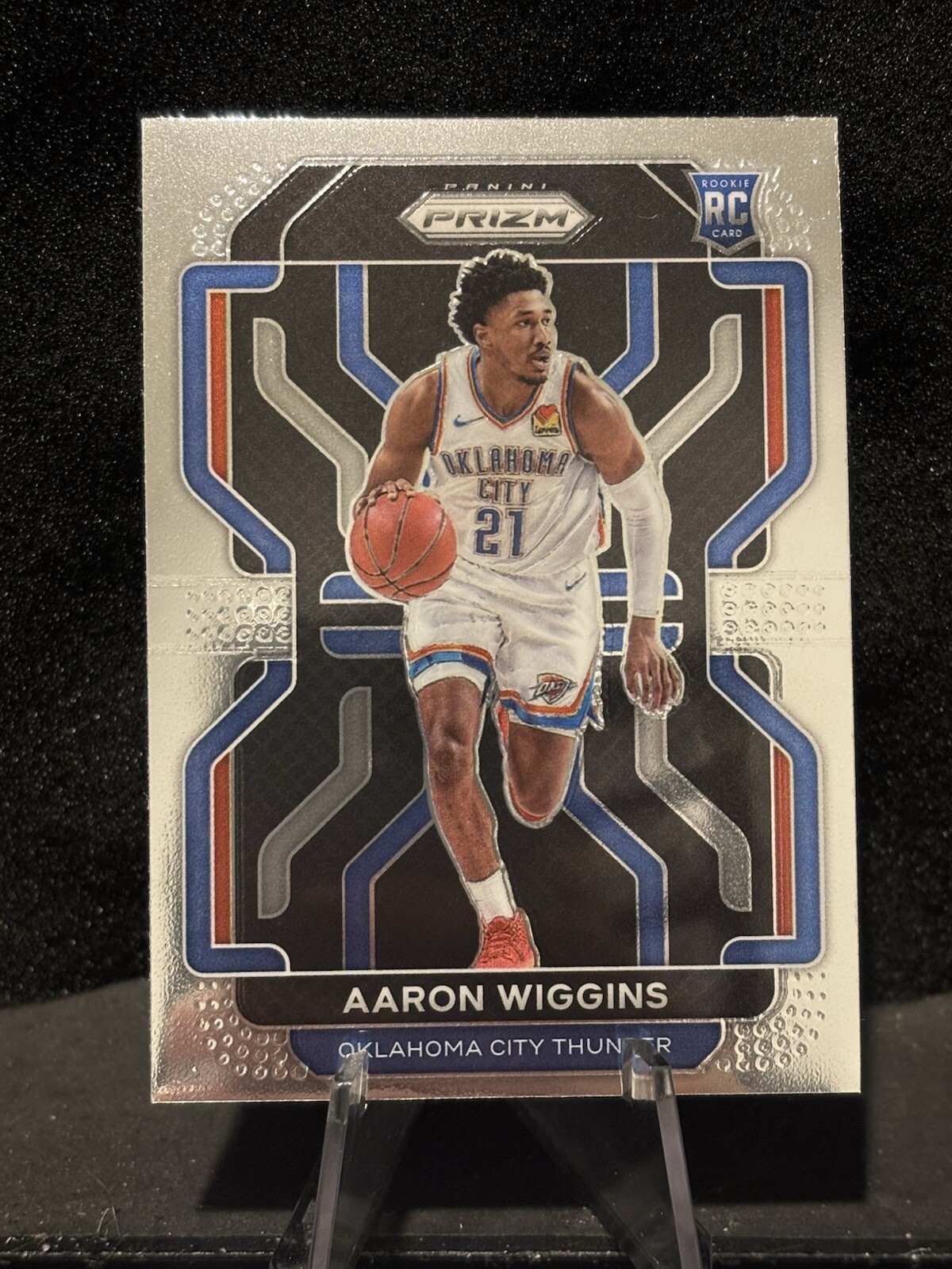 2021-22 Panini Prizm Aaron Wiggins Rookie Oklahoma City Thunder #286 RC