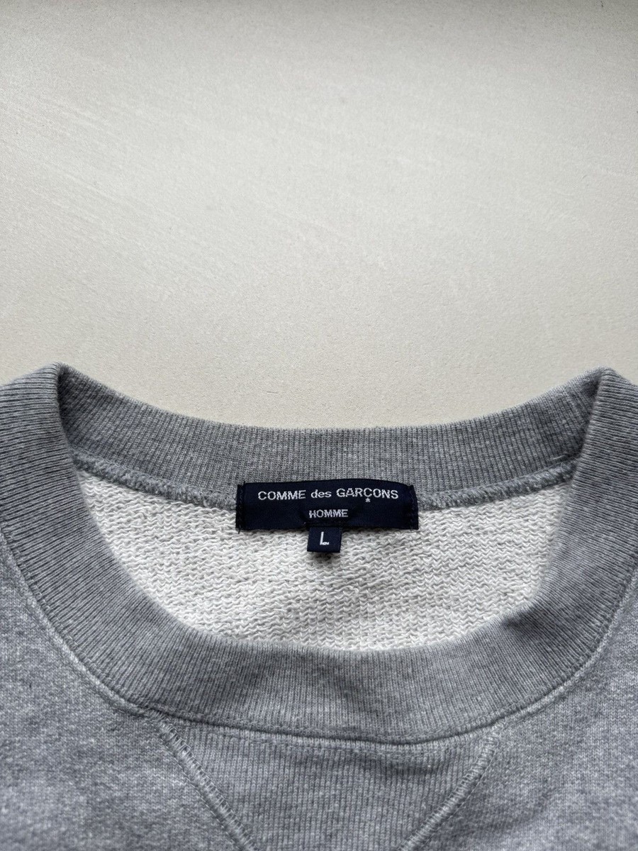 トップス comme des garcons homme logo sweat Comme Des Garcons Letter Logo Sweatshirt - CDG Official
