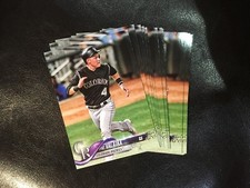 2018 Topps #112 Pat Valaika 22 count lot Colorado Rockies