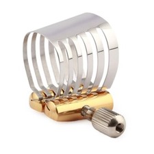 Stainless Single Screw Adjustment Saxophone Fastener Clip Compact Sax Ligature