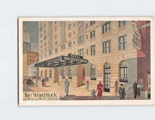 Postcard Hotel Woodstock New York City New York USA