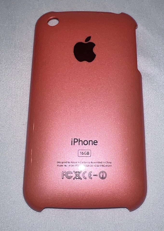 Paquete De 6 FUNDAS iPhone3 16GB Blanco/Plateado/Azul/Rojo/Coral/Azul Hielo DE COLECCIÓN Foto 2 de 4