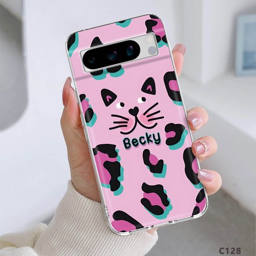 Personalised Phone Case Cartoon Animal Cover For Google Pixel 9 Pro XL 8A 7A 6 5 - Picture 17 of 55