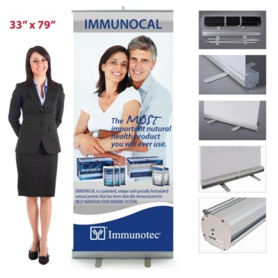 Immunocal Retractable Banner 33''x79''   English or Spanish
