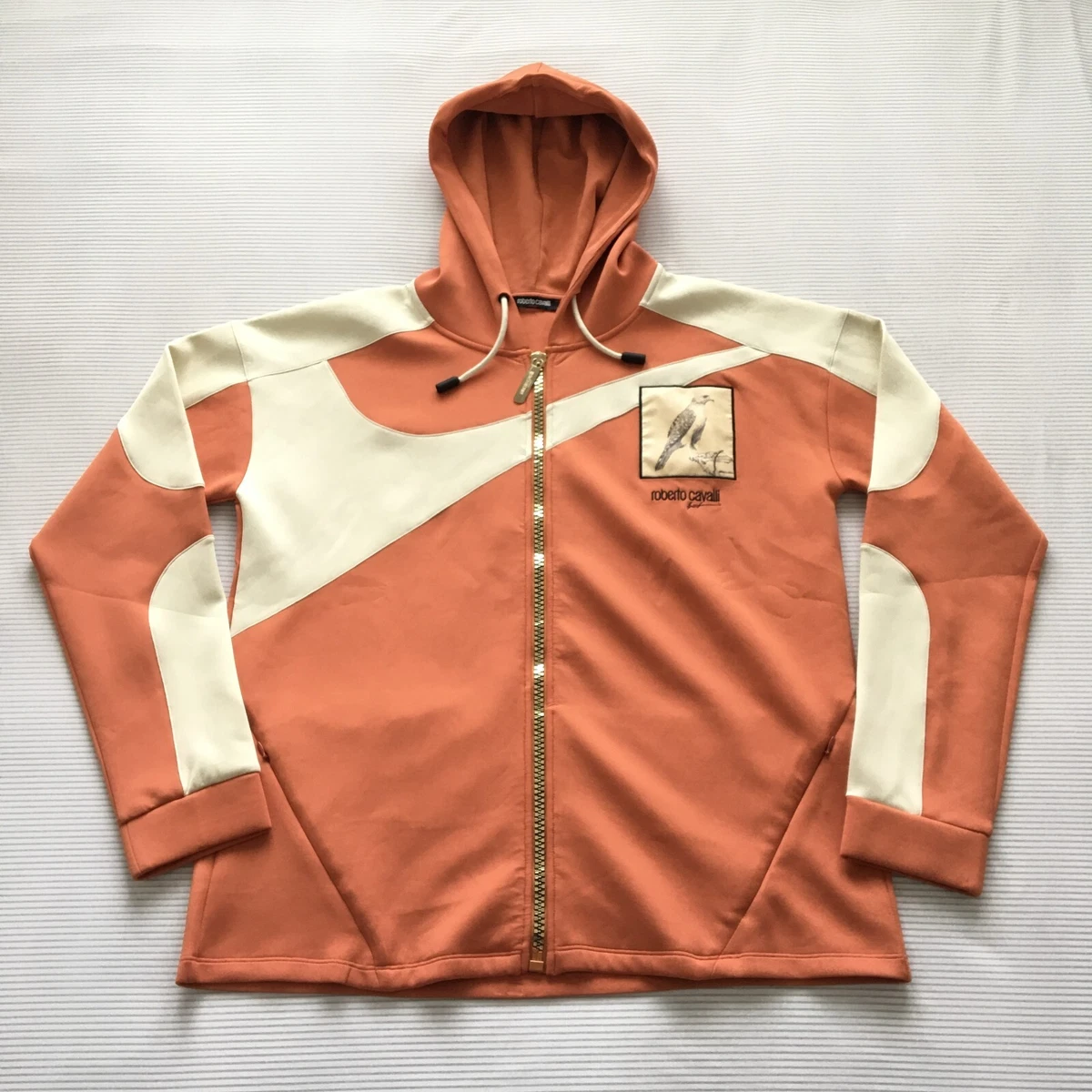 Roberto cavalli zip hoodie sale