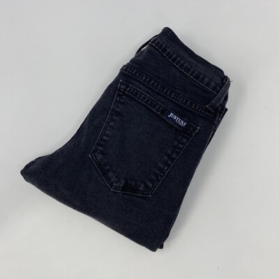 JUST Skinny Jeans Women's Size Black Rinse Wash Denim Low Rise  5-Pocket