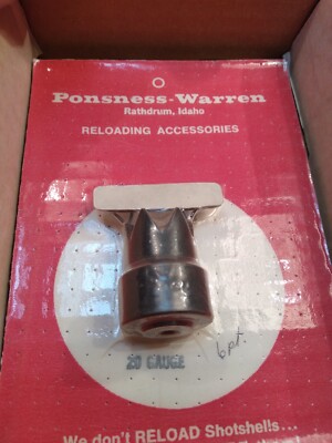 Ponsness Warren 6 Point Crimp Head 20 Gauge for 375, 600b ,800b , Mag 10, New