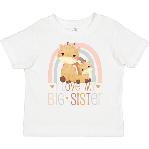 Inktastic I Love My Big Sister Toddler T-Shirt Book Kids Infant Gag Little Boys