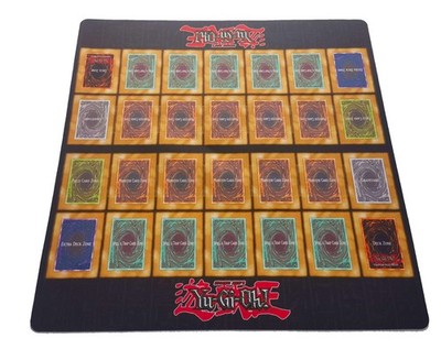 Yu-Gi-Oh! Classic Original Zones TCG Rubber Playmat Time Wizard Retro USA Seller