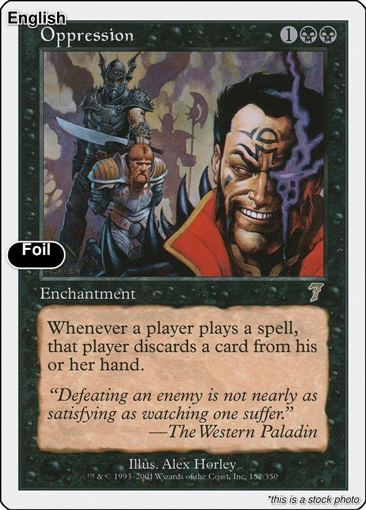 Oppression EN [7ED - 152] - LP [Foil] TCG MTG