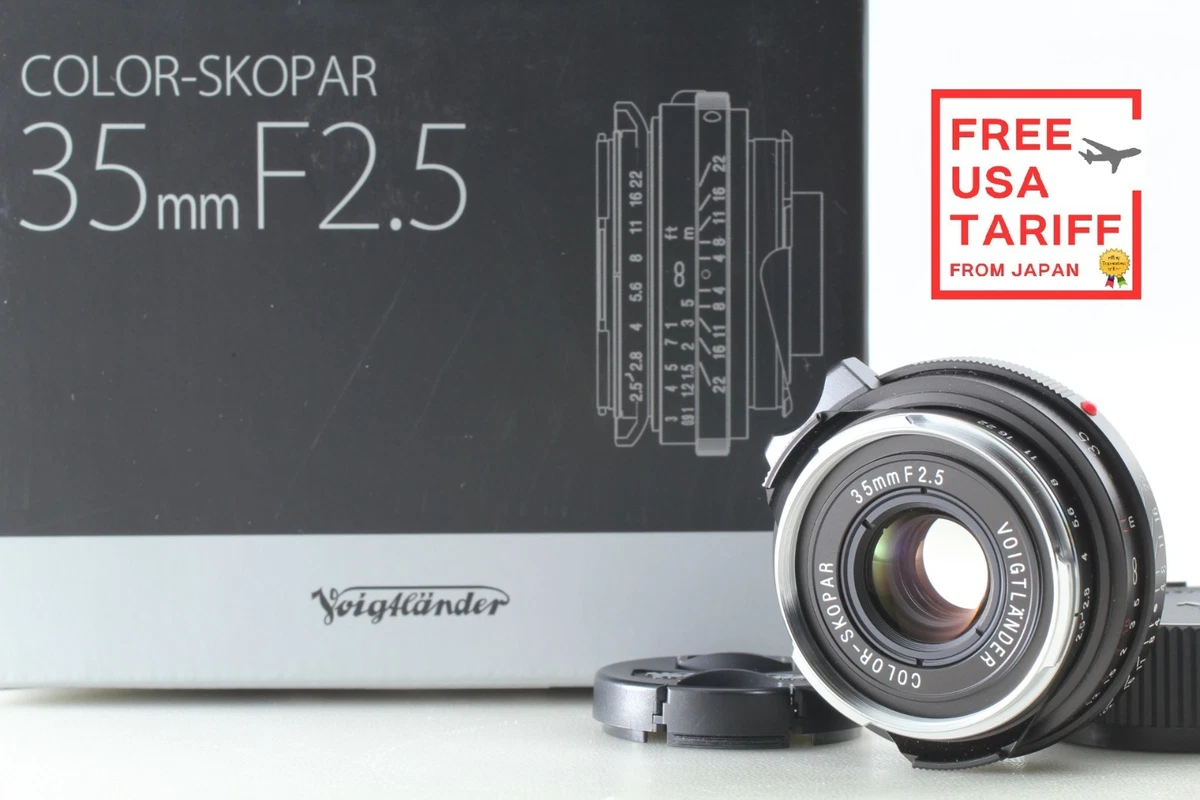 Voigtländer Camera Lenses 35mm Focal f/2.5 Maximum Aperture for