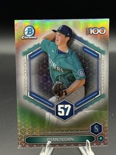 Ryan Sloan 2026 Bowman Scouts Top 100 #BTP-57 Seattle Mariners
