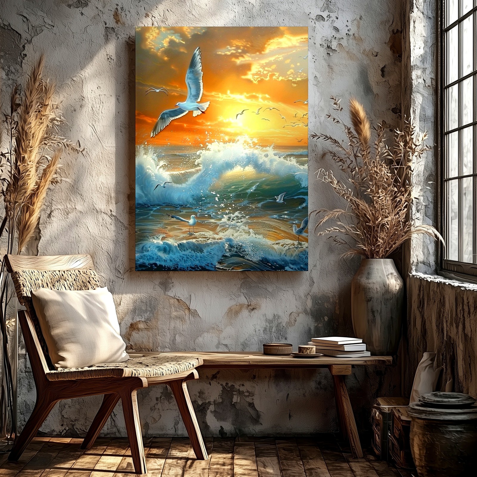 Quadro arte da parete tartaruga marina blu animali costieri oceano casa decorazione estetica foto 4