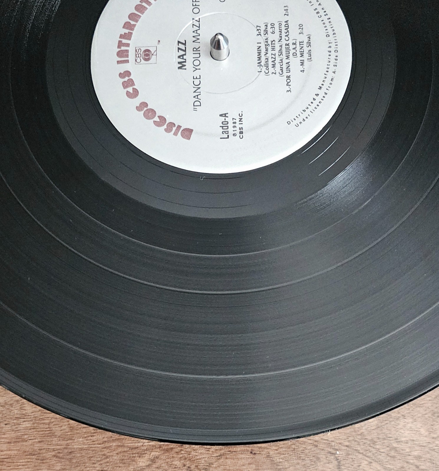 MAZZ- DANCE YOUR MAZZ OFF- US COPY FROM 1987- RARE LP ON GREAT SHAPE