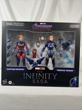 Marvel Legends   Infinity Saga   Captain Marvel & Rescue Armor   NEW SEALED BOX