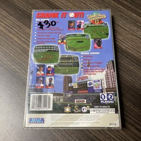 World Series Baseball II Sega Saturn Disc + Case + Manual