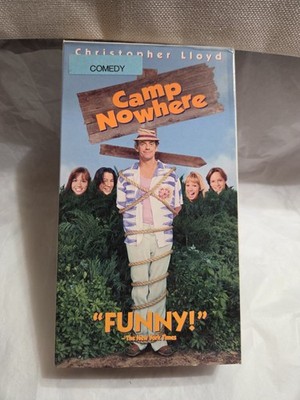 Camp Nowhere 1996 VHS Christopher Lloyd, Jonathan Jackson Rental Copy