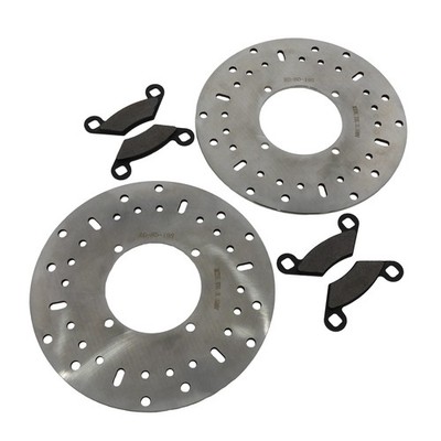 2008 Polaris 500 Sportsman 4X4 HO Front Brake Pads And Brake Rotors