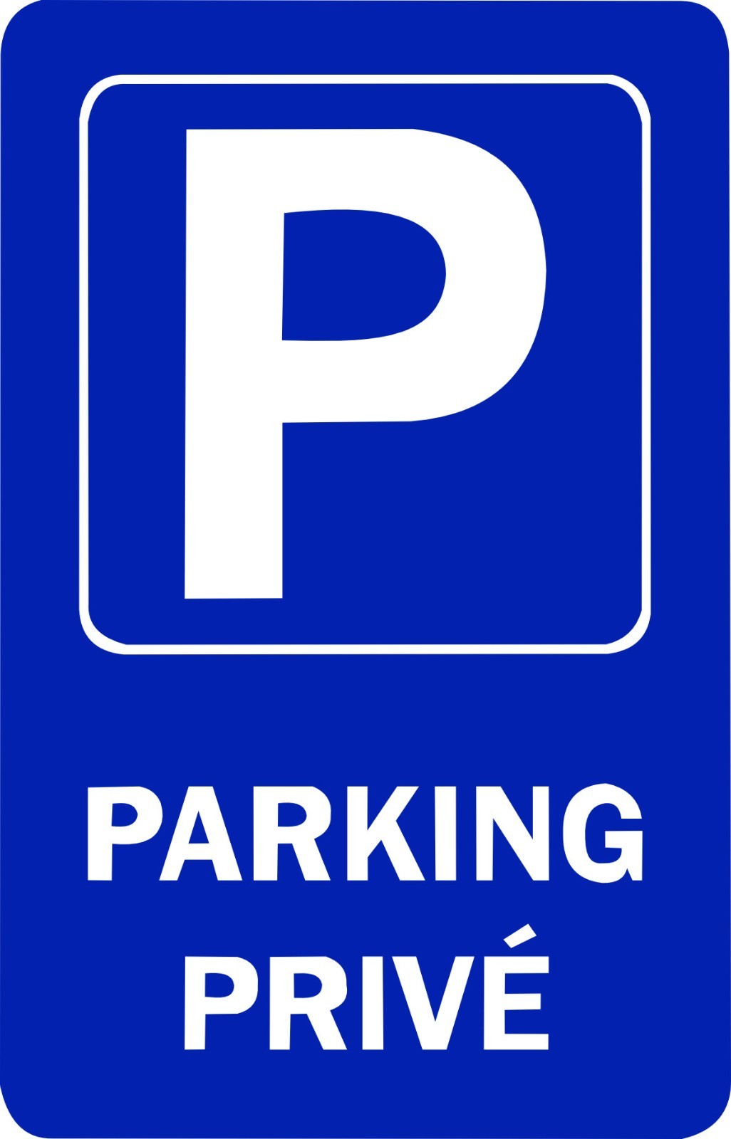 Sticker Parking Privé haute durabilité vinyle adhésif premium pour propriété