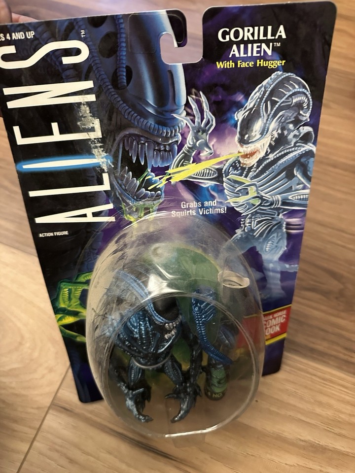 Aliens Gorilla Alien With Face Hugger Kenner 1992 Action Figure | eBay