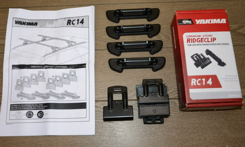 Clips Yakima Q34 Pour Toit - Lot De 4 Avec Pads A - RARES