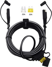 10FT 14AWG SAE to SAE Extension Cable Quick Disconnect Wire Harness SAE Connecto