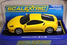 Scalextric  Slot Car 1/32-Ferrari F430 yellow road car ref#C2873  NEW