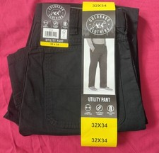 Colorado Clothing Men's Utility Work Pants Relaxed Twill Black Size 32x34 NWT