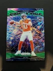 2024 Panini Prizm Fireworks Bo Nix #23 Green Wave Prizm (RC)