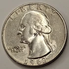 1962 D Washington 90% Silver Quarter Circulated Condition US 25c - 05