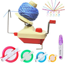 Yarn Ball Winder, Hands Operated Swift Yarn Fiber String Ball Wool Winder Machin