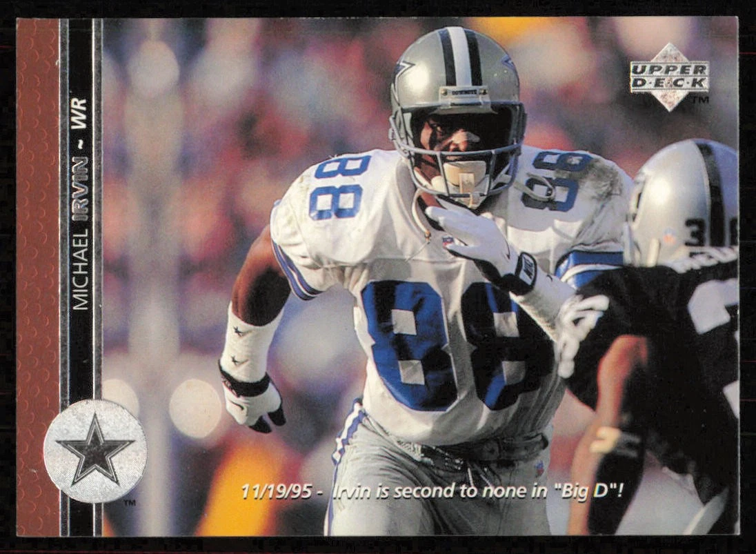 1996 Upper Deck #248 Michael Irvin Dallas Cowboys Card