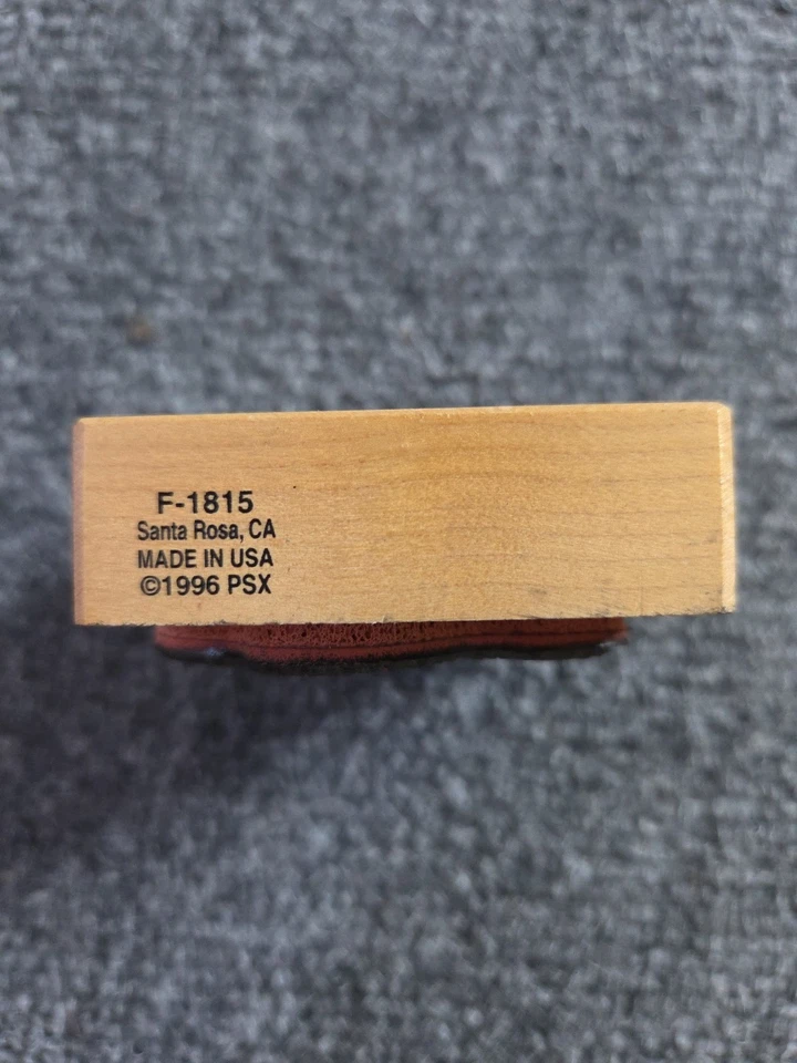 Sello de goma E3, PSX Designs, oso de peluche Birx F-1815 Foto 2 de 4