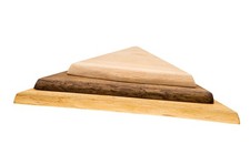 Eckregal Wandregal mit Baumkante aus Eiche Wandboard handmade MONBAK MB14