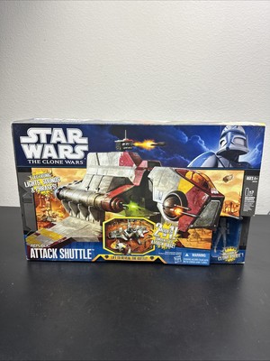 NEW Hasbro Star Wars Clone Wars Republic Attack Shuttle Vehicle Action Figure