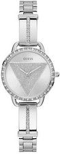 Guess Silver Womens Analogue Watch Tri Bellini GW0914L1