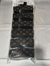 Clover Brown Hair Clips /claw Set Of 6