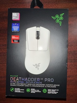 Razer DeathAdder V3 Pro Wireless Gaming Mouse - White for Razer DeathAdder V3 Pro Wireless Gaming Mouse - White for
