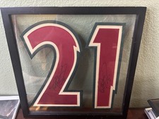 Mark Parrish Minnesota Wilds Signed Autographed Framed Jersey Numbers “21”