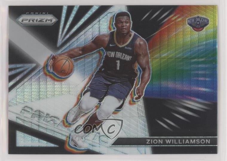 2021-22 Panini Prizm Prizmatic Hyper Prizm Zion Williamson #5 0po0