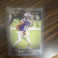 2020 Panini Chronicles Justin Jefferson Rookie Card PA-23 Minnesota Vikings NFL. rookie card picture