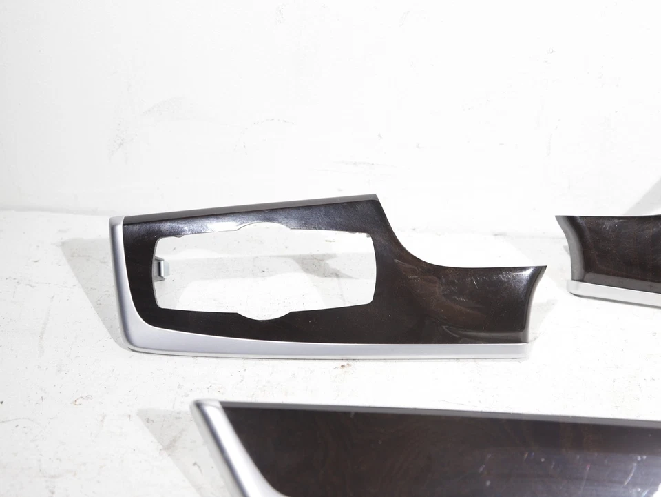 BMW F10 550i 535i 528i 2011-2016 interior madera fina juego de granos de ceniza OEM 87K Foto 3 de 4